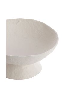 Dish on base 25x24x12,5 cm OTA cream