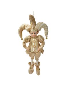 Decoration pendant elf 14x10x38 cm - pcs