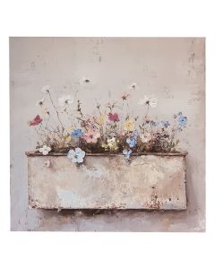 Wall decoration 36x3x36 cm - pcs