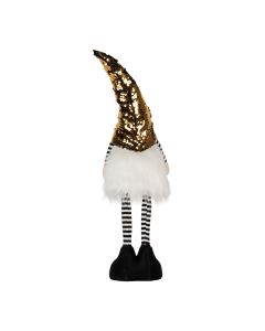 Decoration gnome with LED 8x12x56 cm - pcs