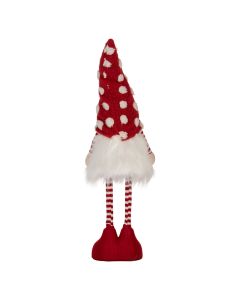 Decoration gnome with LED 8x12x56 cm - pcs