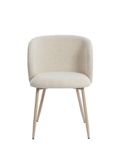 Dining chair 56x55x79 cm ELYNA cream+cream