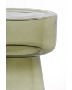 Side table Ø30x50 cm DAKWA glass grey green