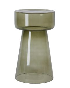 Side table Ø30x50 cm DAKWA glass grey green