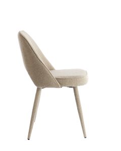 Dining chair 57x51x84 cm DJESLIN light grey