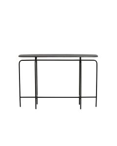 Console 120x30x80 cm ZAPALA antique black-matt black