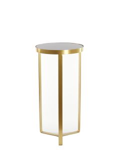 Pillar Ø40x80 cm TURBI glass black-matt bronze