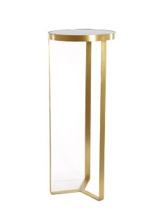 Pillar Ø40x100 cm TURBI glass black-matt bronze