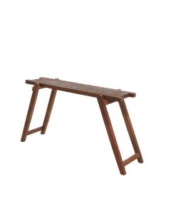 Console 140x40x80 cm MILITARY wood brown