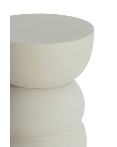 Side table Ø35x45 cm AZALIO cream