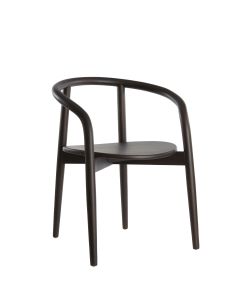 Dining chair 59x53x74 cm PALCA wood black