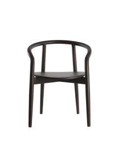 Dining chair 59x53x74 cm PALCA wood black