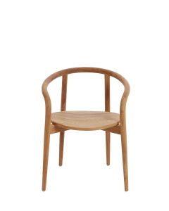 Dining chair 59x53x74 cm PALCA wood natural