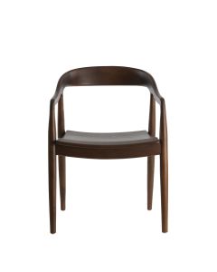 Dining chair 60x58x83 cm PALOS wood dark brown