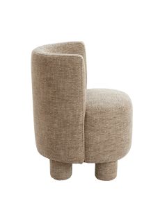 A - Chair 65x65x78 cm KAMOVA brown-cream