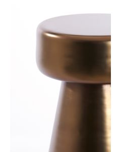 Side table Ø29x47 cm DAKWA shiny brown bronze