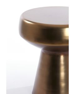 Side table Ø38x42 cm DAKWA shiny brown bronze