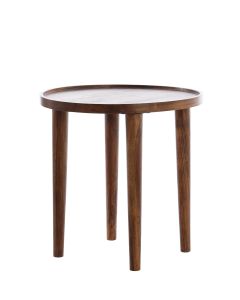 Side table Ø45x45 cm QIANO acacia wood