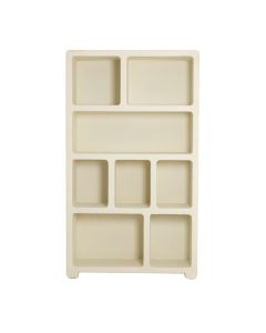 Cabinet 110x35x190 cm NAHUA beige