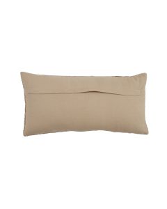 Cushion 60x30 cm SURREY beige+dark brown+white