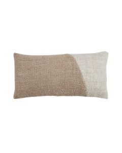Cushion 60x30 cm CANBERRA beige+white