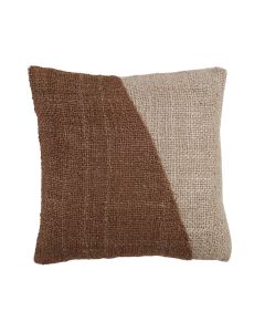 Cushion 45x45 cm CANBERRA dark brown+beige