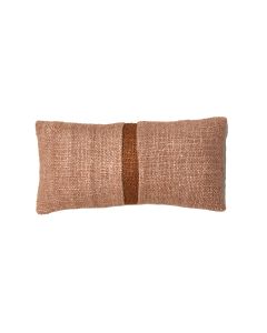 Cushion 60x30 cm LEVIS light brown+terra