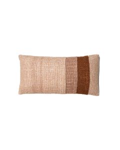 Cushion 60x30 cm SURREY sand+light brown+terra