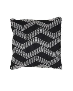 Cushion 45x45 cm MACKEY black+beige