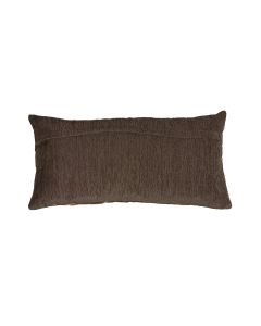 Cushion 60x30 cm CASTRO dark brown+sand