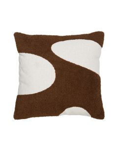 Cushion 45x45 cm CELLIO brown+beige