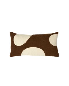 Cushion 60x30 cm CELLIO brown+beige