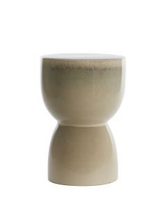 Stool Ø28,5x42 cm FINCA ceramics shiny cream