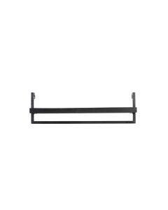 Wall shelf 80x15x24 cm MADDISON wood matt black