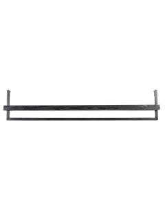 Wall shelf 120x18x24 cm MADDISON wood matt black