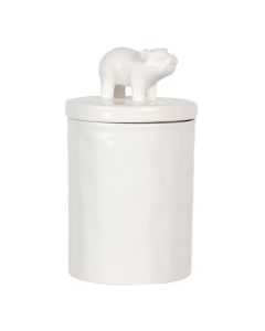 Storage jar with lid pig ? 11x19 cm - pcs     