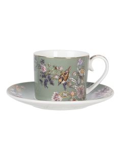 Cup and saucer 11x8x7 cm / ? 16x2 cm / 220 ml - pcs     
