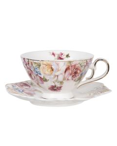 Cup and saucer 13x10x6 cm / ? 16x2 cm / 200 ml - pcs     