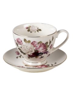 Cup and saucer 12x9x7 cm / ? 13x2 cm / 200 ml - pcs     