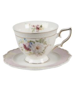 Cup and saucer 12x9x7 cm / ? 14x2 cm / 200 ml - pcs     