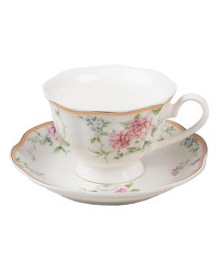 Cup and saucer (2) 23x17x10 cm / 220 ml - set (2) 
