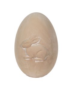 Decoration egg with rabbit 18x17x25 cm - pcs     