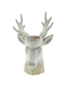 Tealight holder reindeer 15x12x21 cm - pcs     