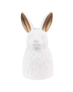 Decoration statue rabbit 11x11x21 cm - pcs