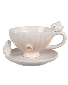 Cup and saucer 14x11x9 cm / 14x13x5 cm 200 ml - pcs