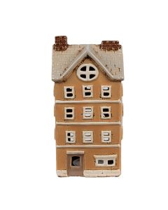 Tealight holder house 11x9x22 cm - pcs