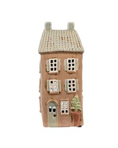 Tealight holder house 12x9x28 cm - pcs