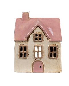 Tealight holder house 13x10x16 cm - pcs