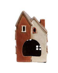 Tealight holder house 13x8x20 cm - pcs