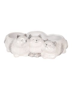 Flowerpot cats 27x16x10 cm - pcs